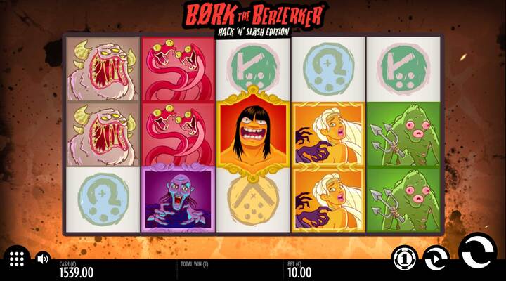 Bork the Berzerker Slot Screenshot